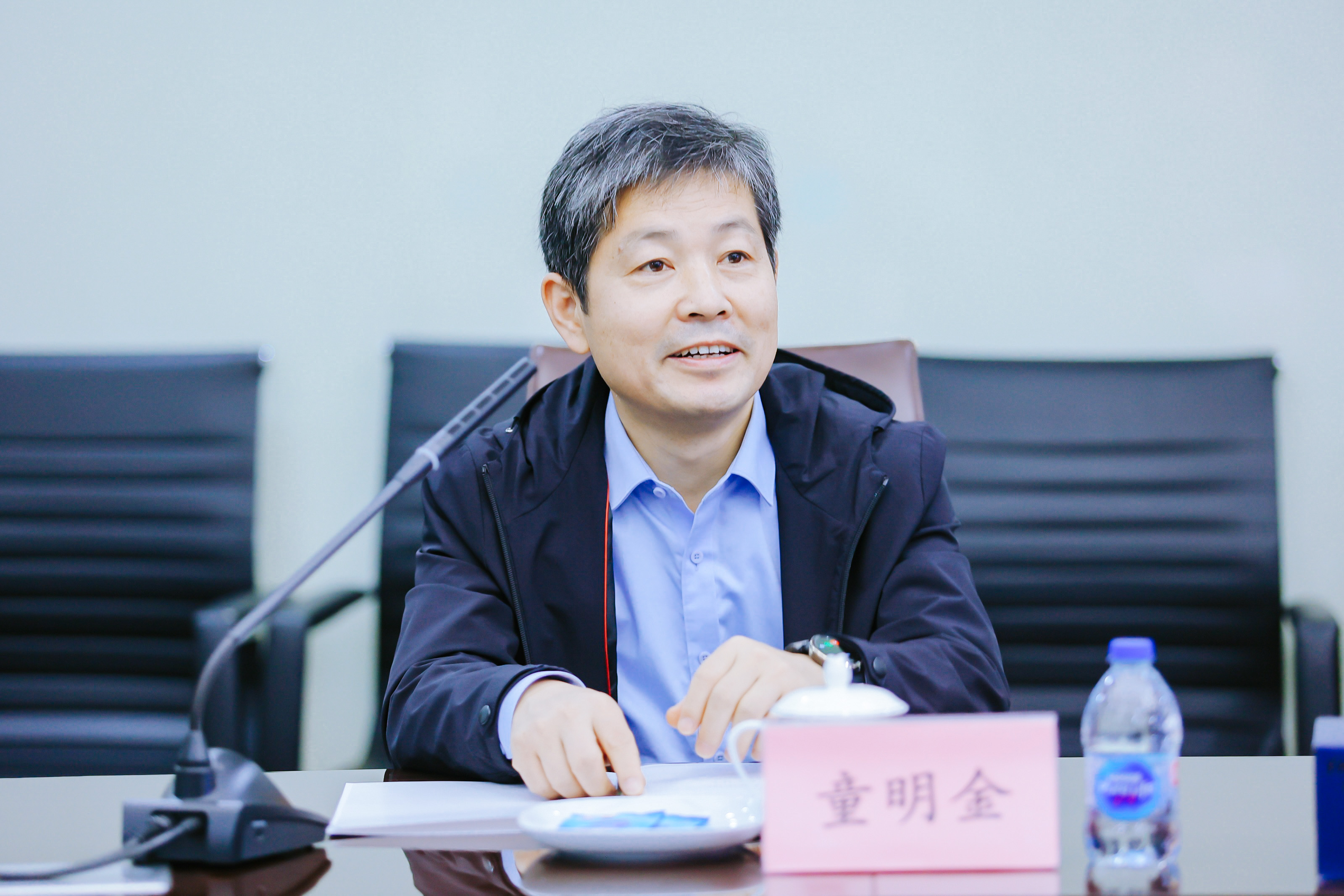 中国石化领导刘会友、张建阔一行莅临ca88参观考察(图7)