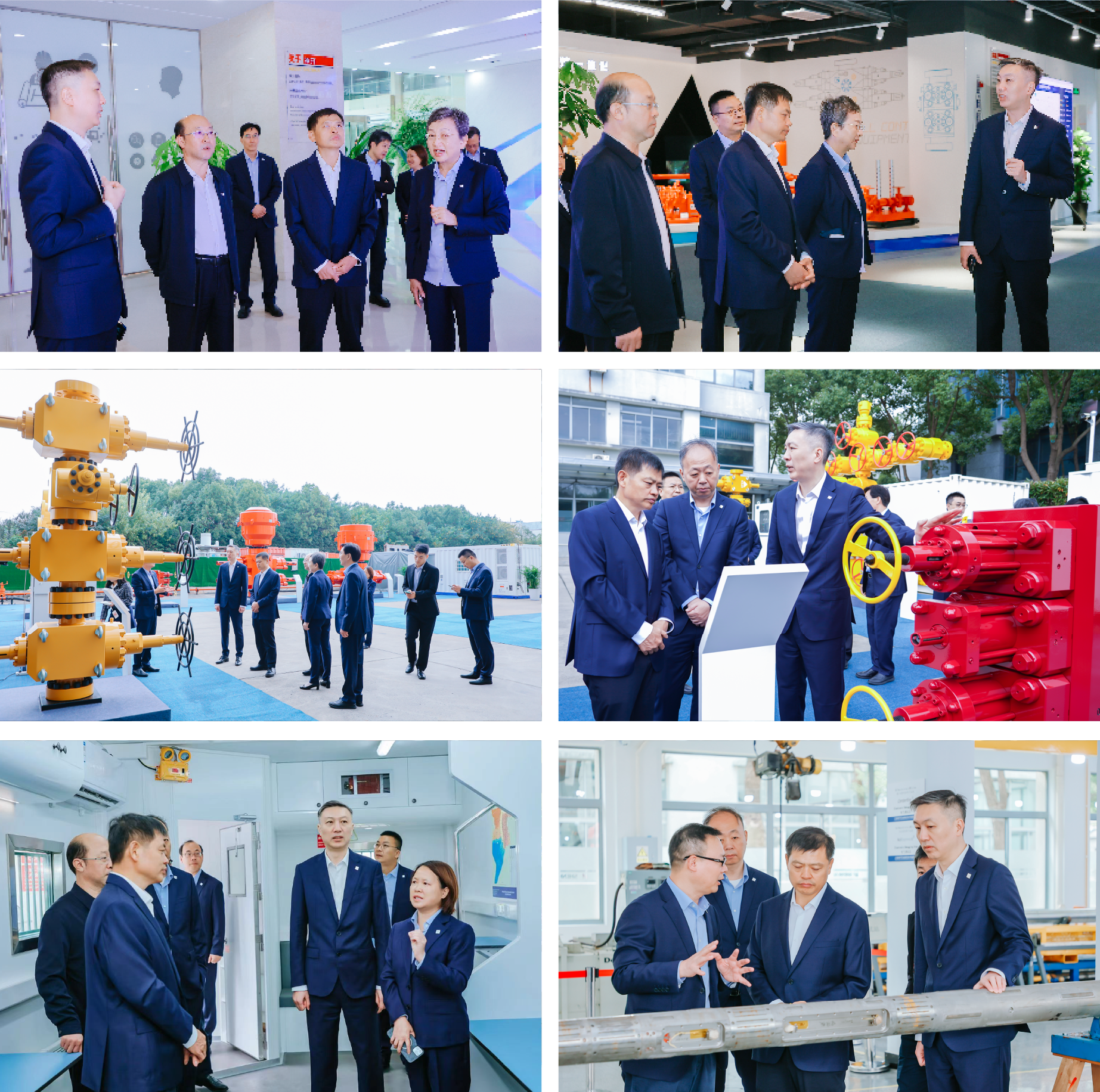 中国石化领导刘会友、张建阔一行莅临ca88参观考察(图3)